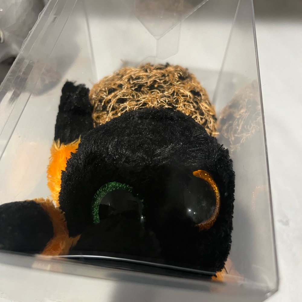 Beanie baby Hairy the Halloween spider beanie baby